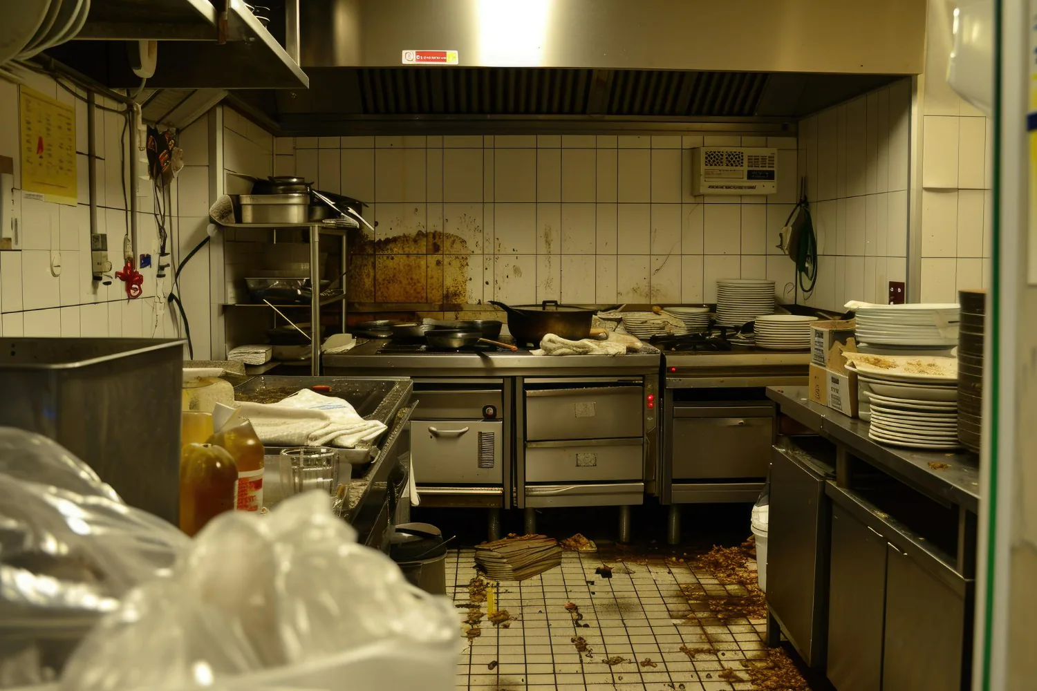 Unhygienic premises can be closed down by authorities.