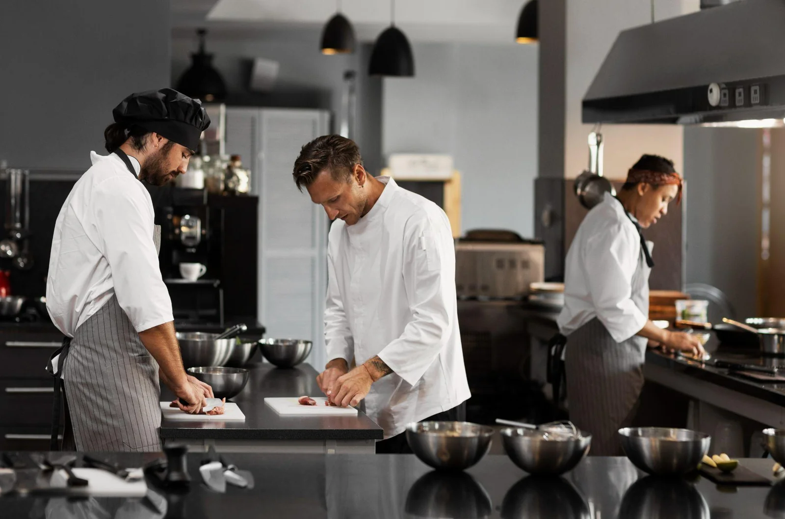 High-capacity commercial dishwashers built for the demands of hotel kitchens.